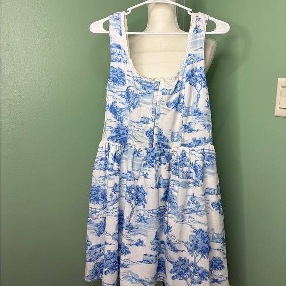 Japra Dresses & Skirts - Blue and White Sleeveless Dress